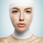 شكل الخياطة التجميلية في الوجه