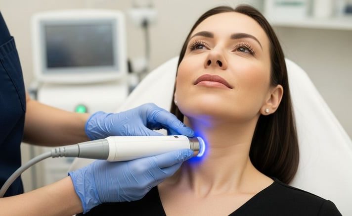 تجميل الرقبة بالليز